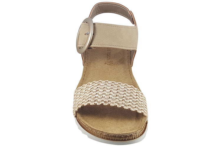 Marco Tozzi Olive 28780-44 Dune Combi Womens Sandals