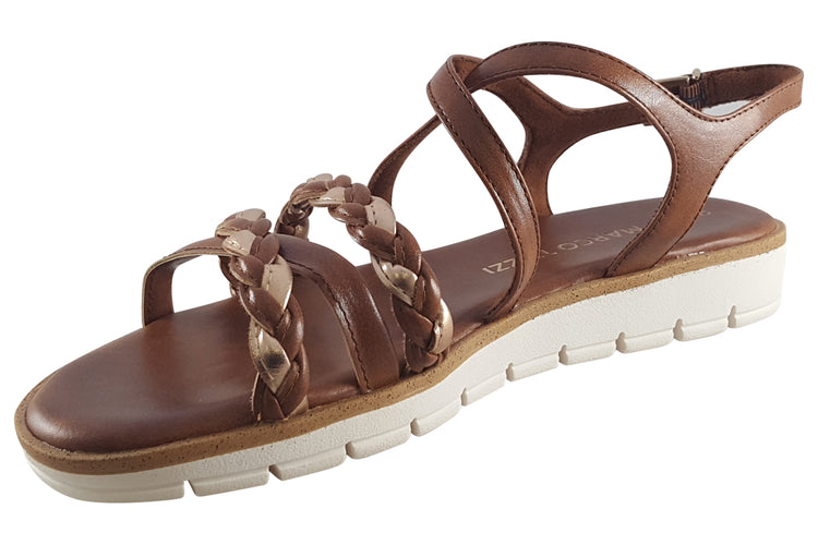 Marco Tozzi Piper 28608-42 Cognac Womens Sandals