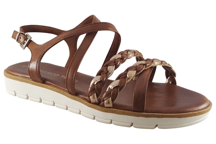 Marco Tozzi Piper 28608-42 Cognac Womens Sandals