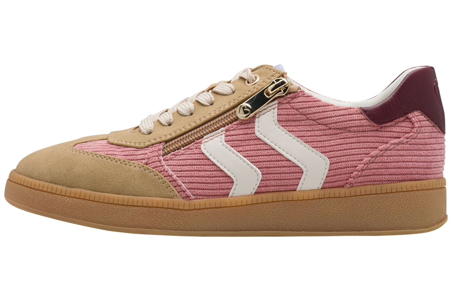 marco tozzi sophia womens trainers rose comb left