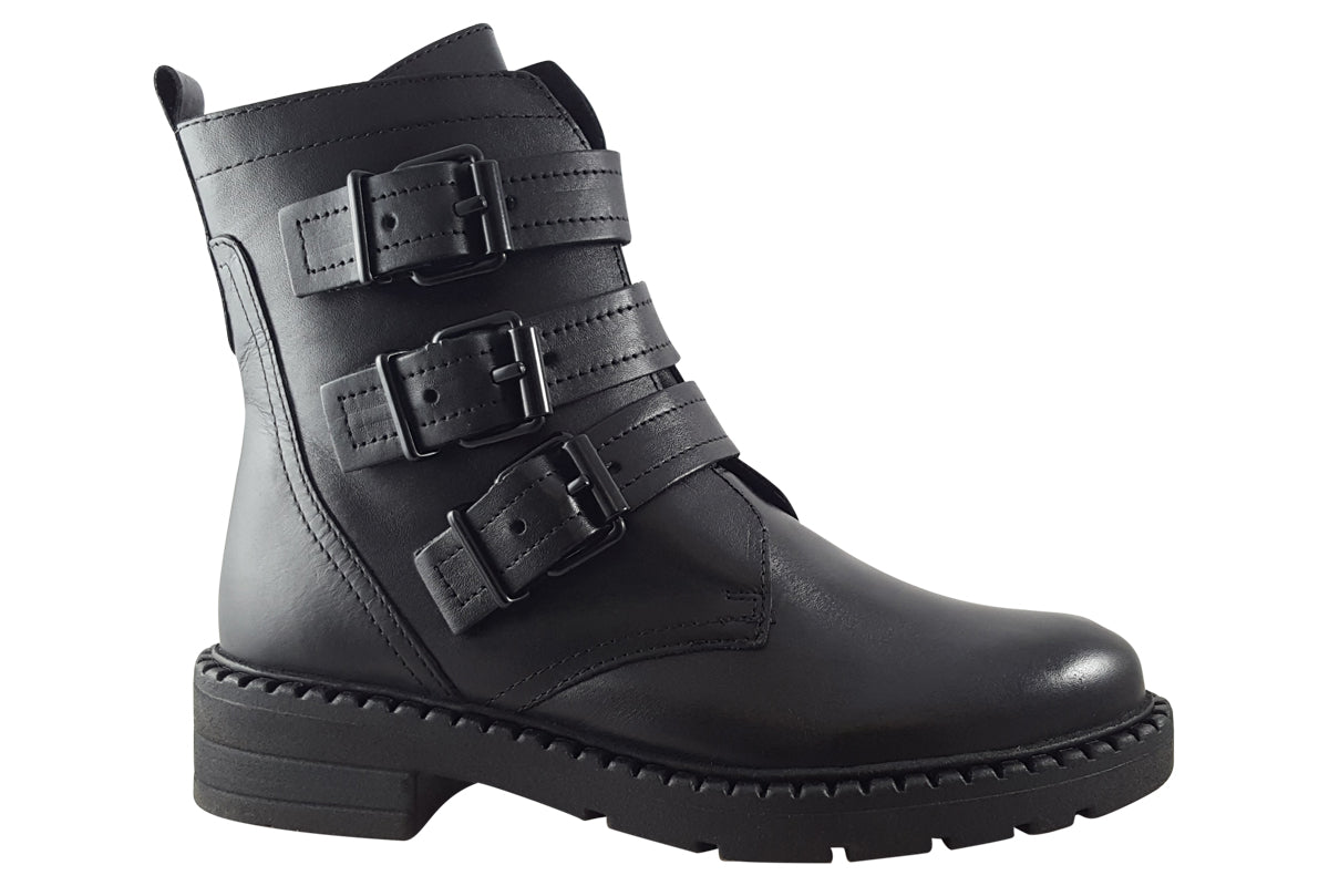 marco tozzi strappy 25400 29 black womens boots right