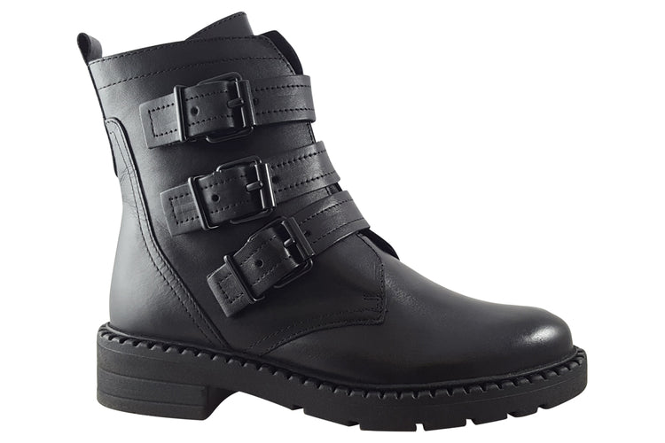 Marco Tozzi Strappy 25400-29 Black Antic Womens Boots