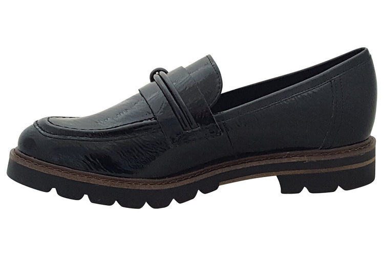 Marco Tozzi Taylor 24704-41 Black Patent Womens Shoes