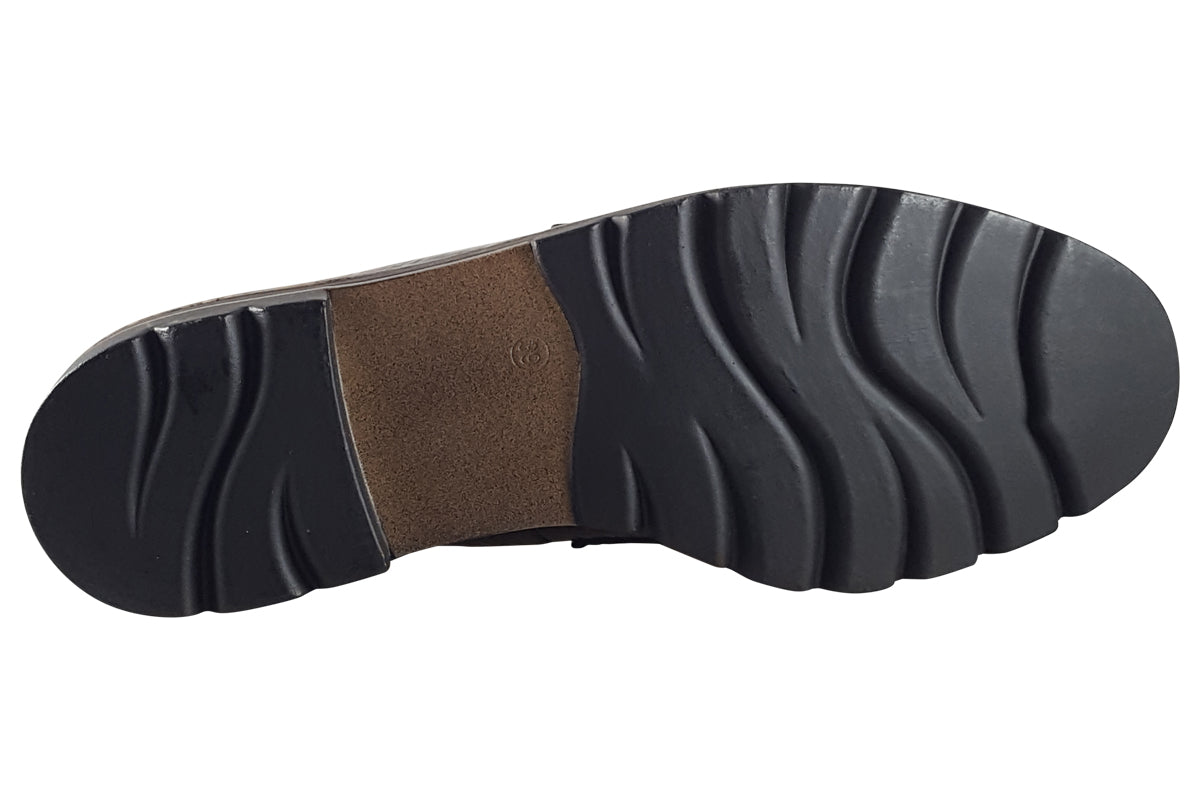 marco tozzi taylor black patent womens shoes sole