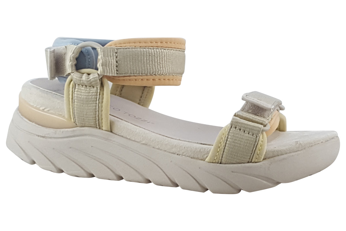 marco tozzi tulip 28542 28 cream comb womens sandals right