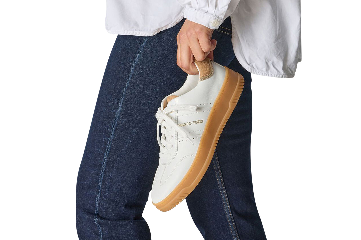 Marco Tozzi Vivien 23775-46 197 White Womens Fashion Trainers