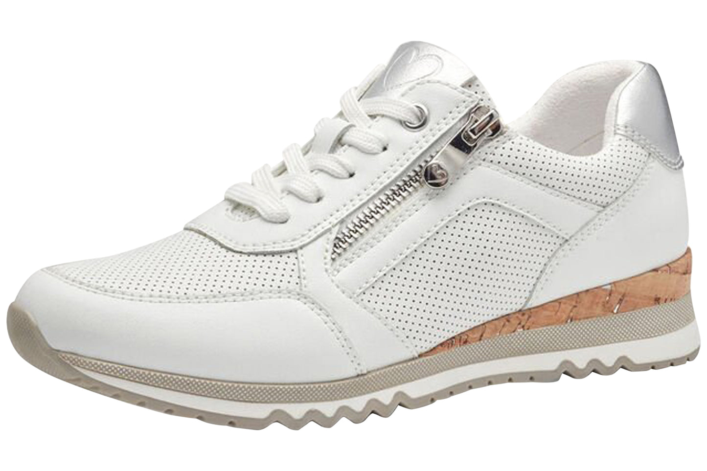 Marco Tozzi Bernadette-6 23782-41 197 White Comb Womens Fashion Trainers