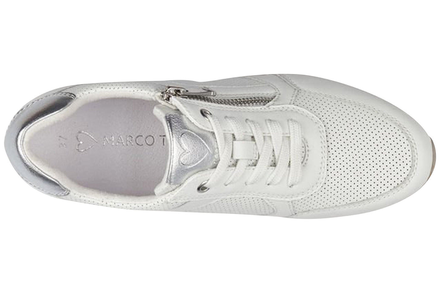 Marco Tozzi Bernadette-6 23782-41 197 White Comb Womens Fashion Trainers