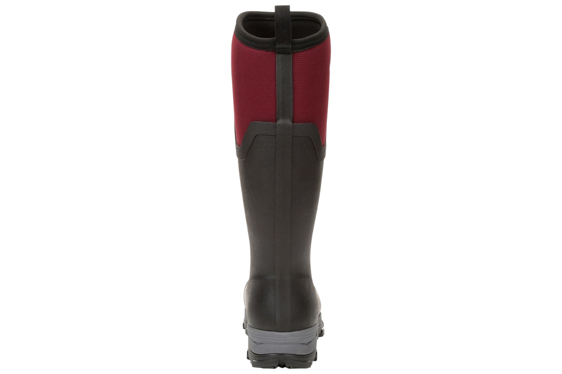 muck-boots-arctic-ice-tall-agat-black-maroon-textile-weather-wellingtons-back