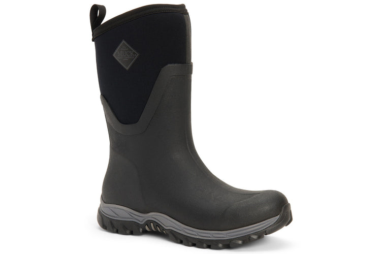 Muck Boots Arctic Sport Mid Black Womens Wellingtons