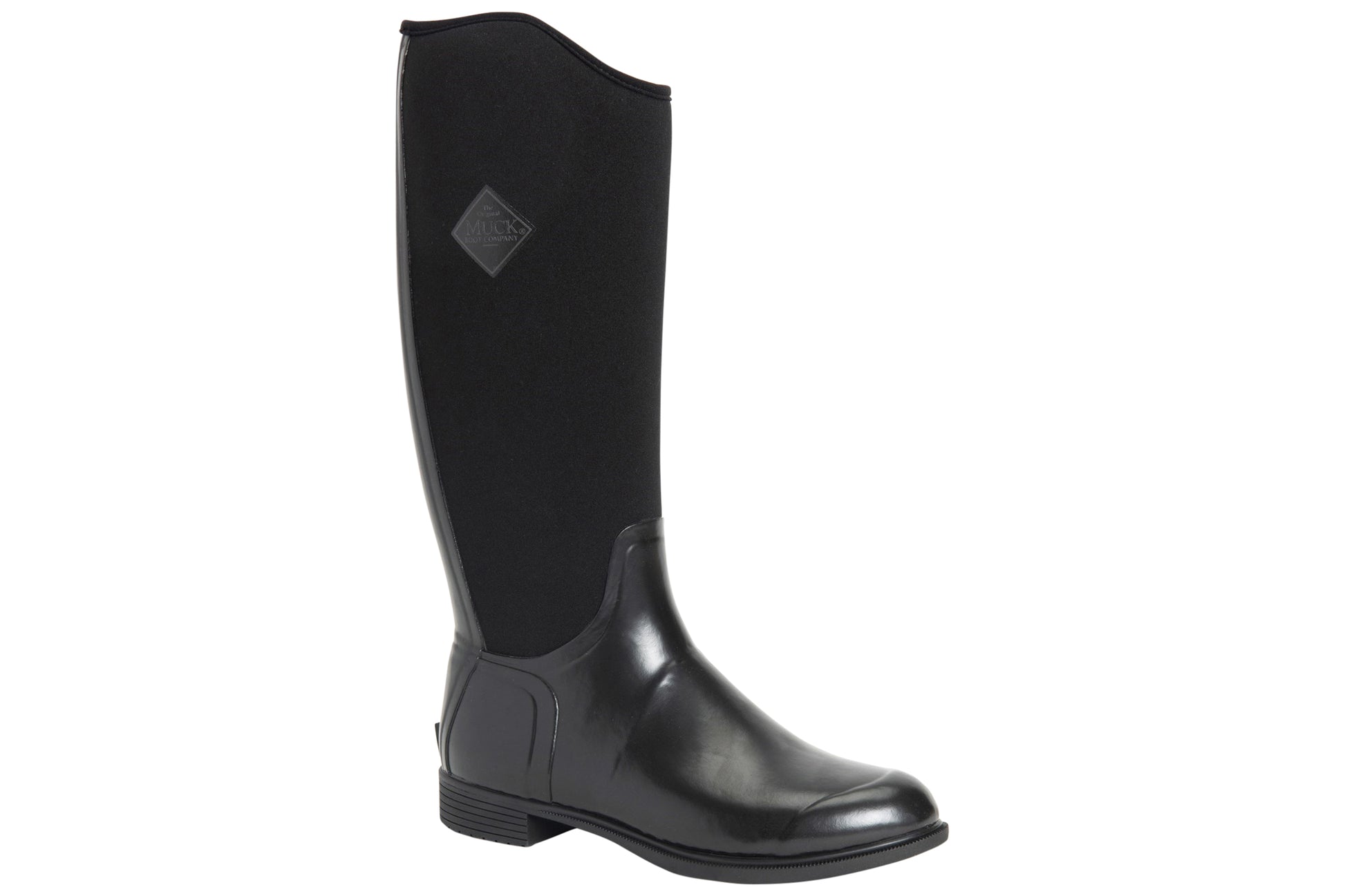 muck-boots-derby-tall-black-textile-weather-wellingtons-right