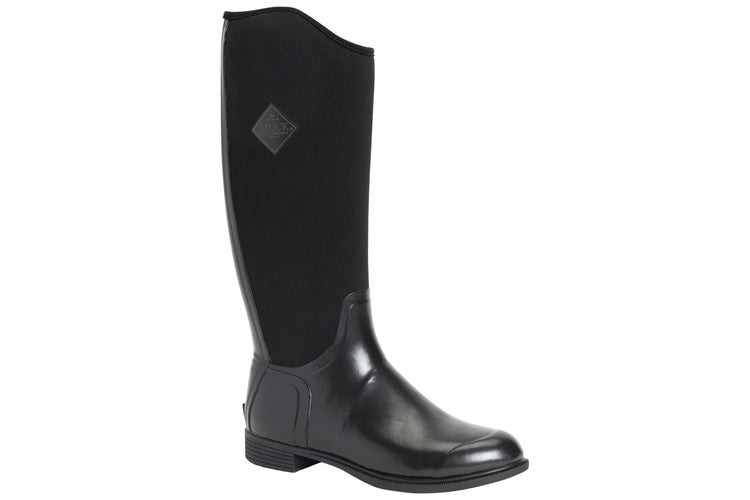 Muck Boots Derby Tall Black Womens Wellingtons