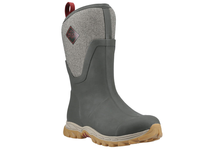 Muck Boots Arctic Sport II Mid Olive/Herringbone Womens Wellingtons