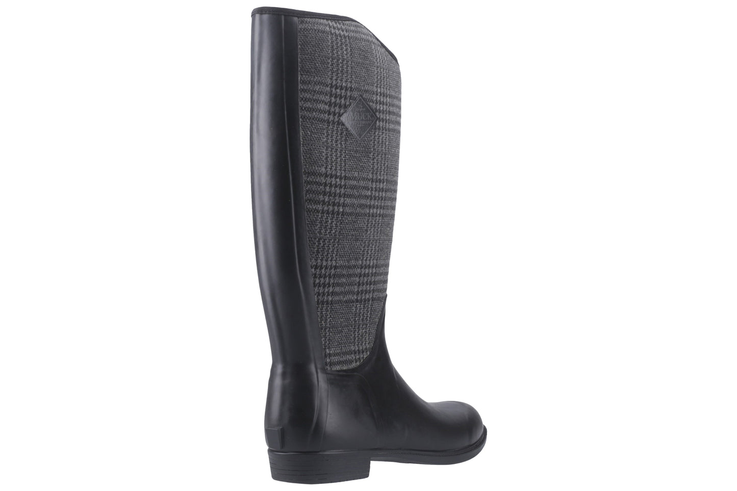 Muck Boots Derby Tall Black/Plaid Womens Wellingtons