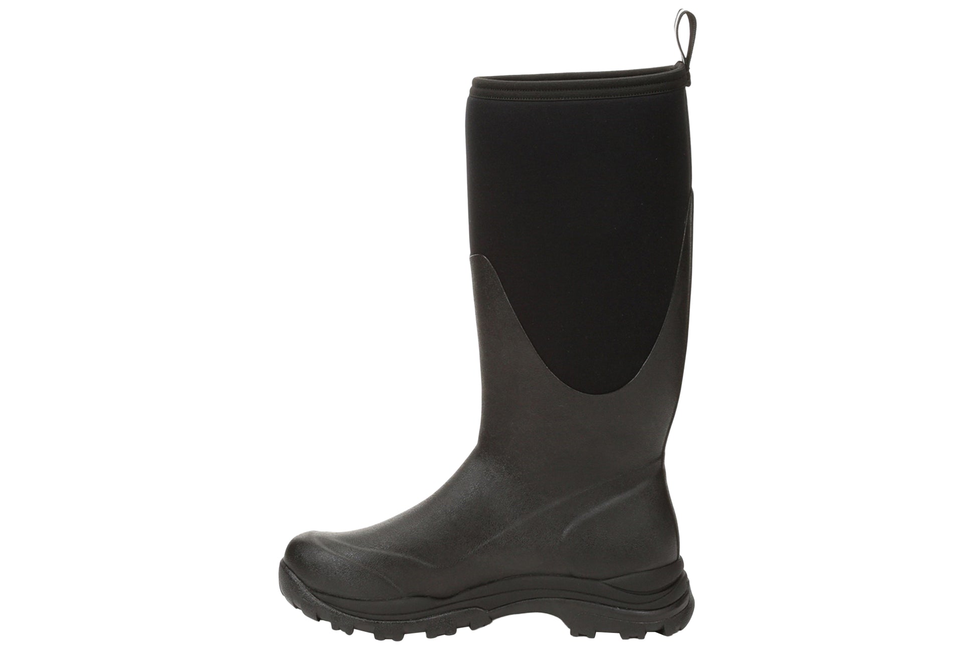 muckboots-outpost-black-textile-weather-wellingtons-left