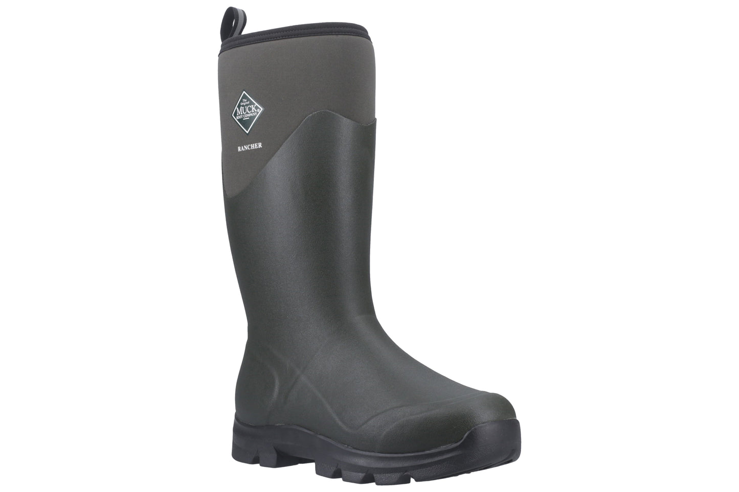 Muck Boots Rancher Dusty Olive/Black Mens Wellies & Work Boots