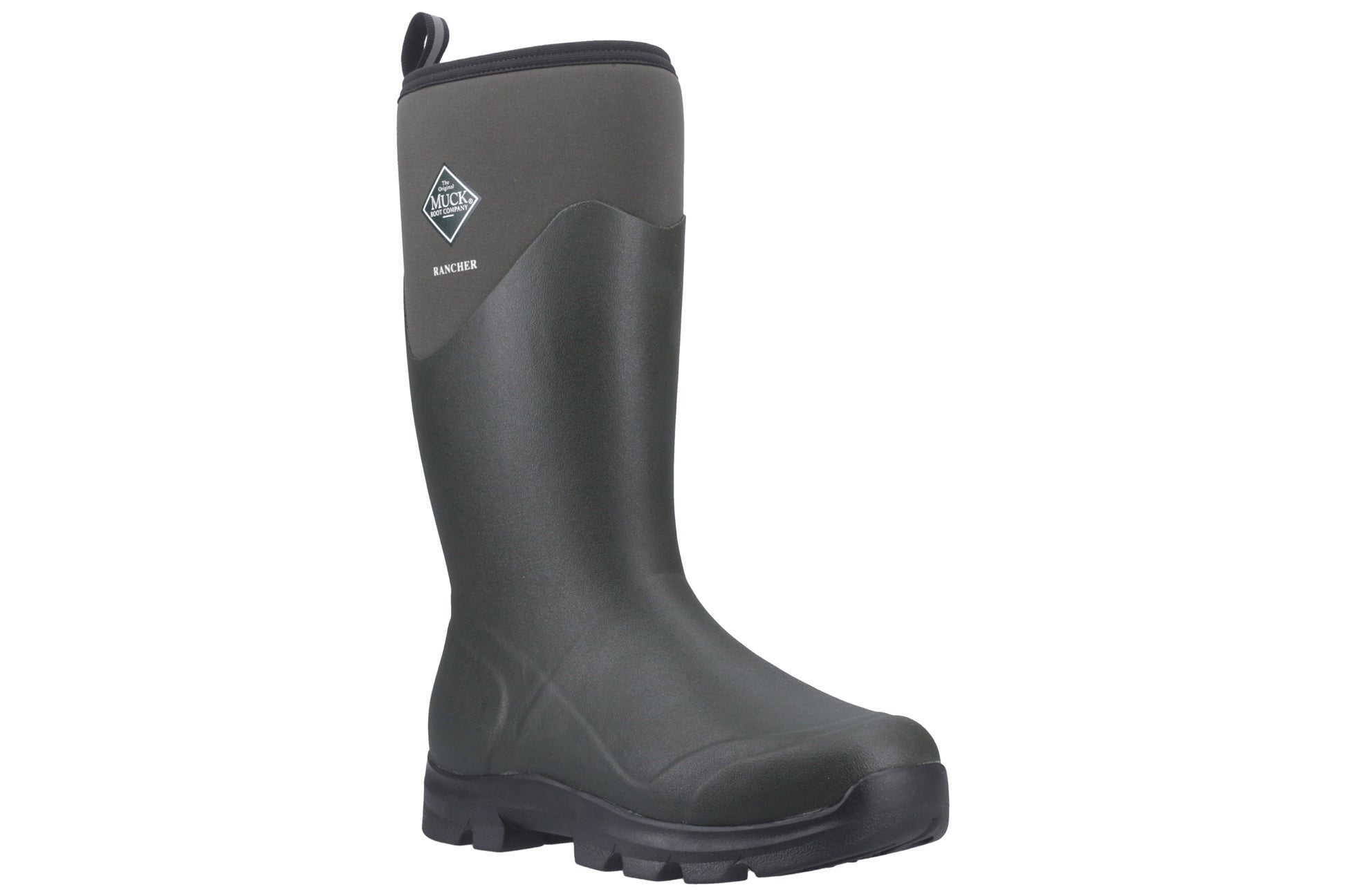 muckboots-rancher-dusty-olive-black-textile-weather-wellingtons-right