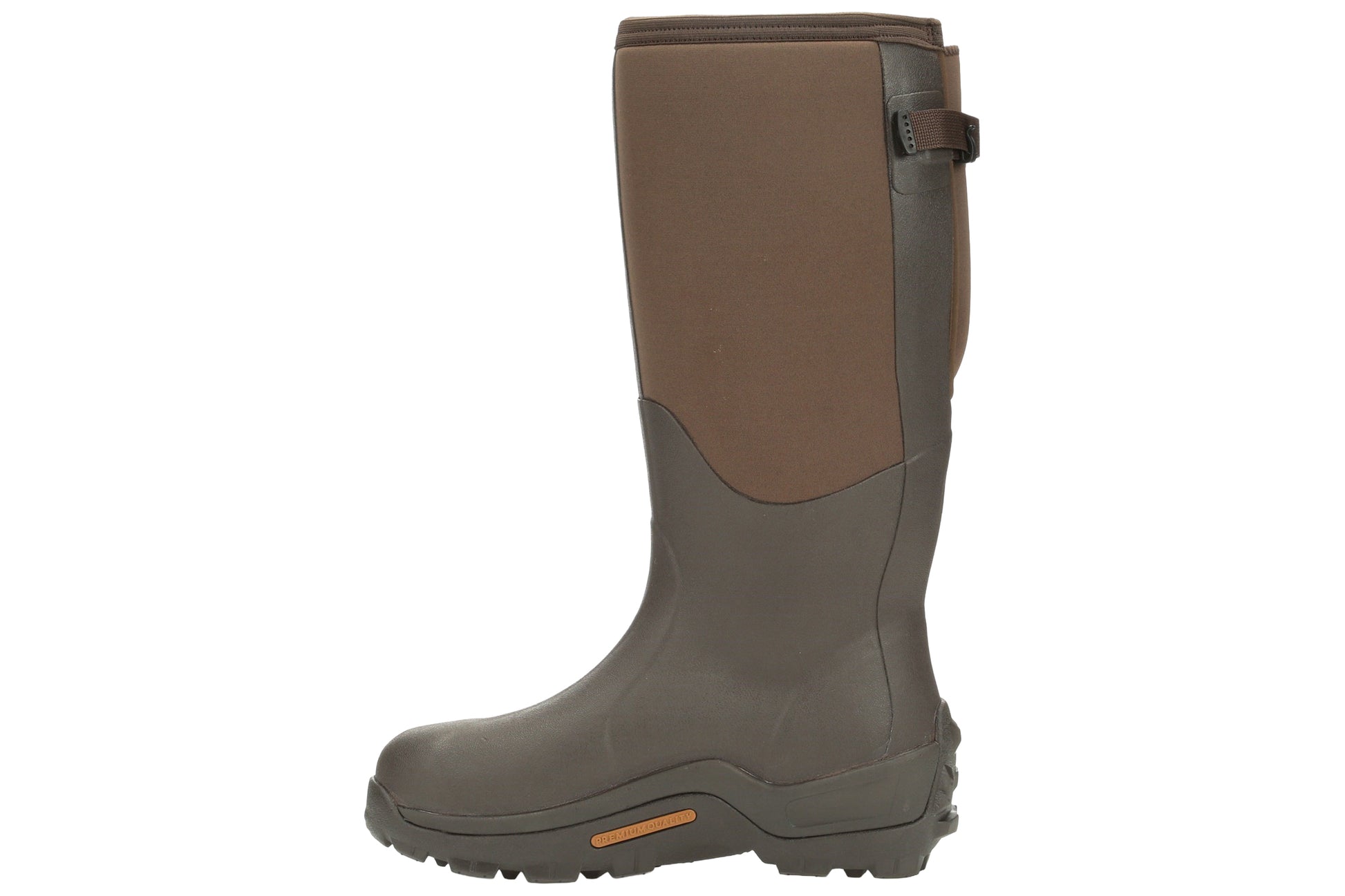 muckboots-wetland-xf-brown-textile-weather-wellingtons-left