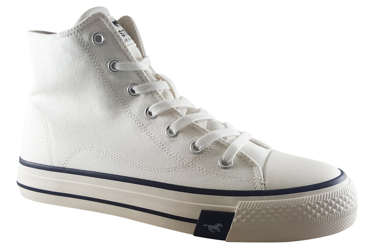 Mustang Shoes Andrea 1482301 White Womens Shoes
