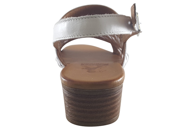 Mustang Shoes Carmel 8968801 White Womens Sandals
