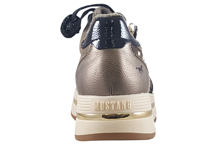 Mustang Shoes Darlene 1498301 Bronze Womens Fashion Trainers