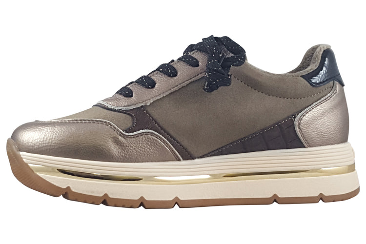 Mustang Shoes Darlene 1498301 Bronze Womens Fashion Trainers