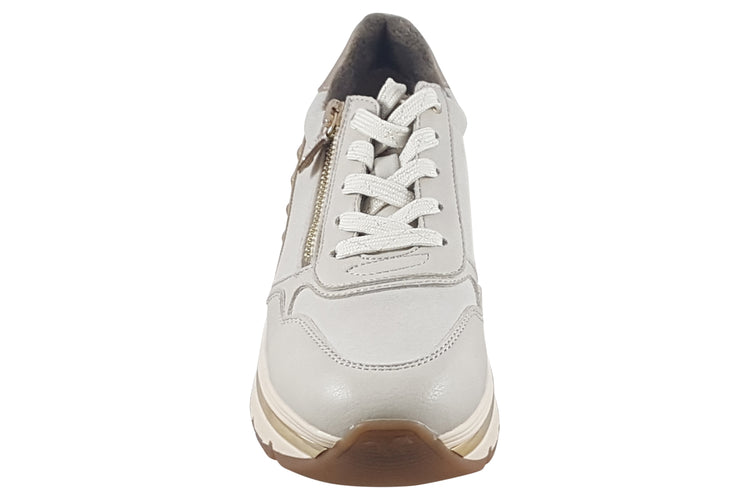 Mustang Shoes Darlene 1498301 Ivory Womens Fashion Trainers