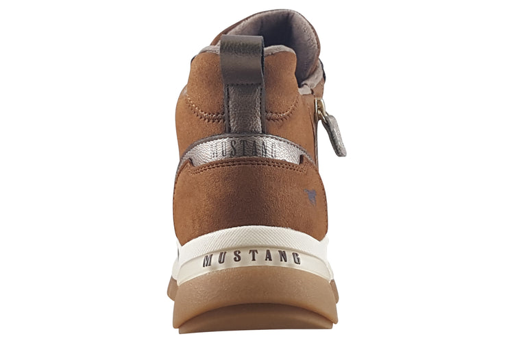 Mustang Shoes Demi 1481501 Cognac Womens Boots