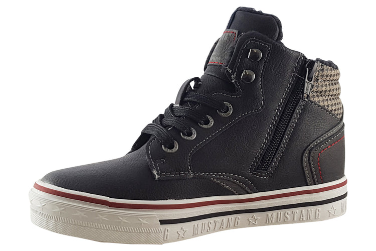 Mustang Shoes DJ 5056601 Grey Boys Boots