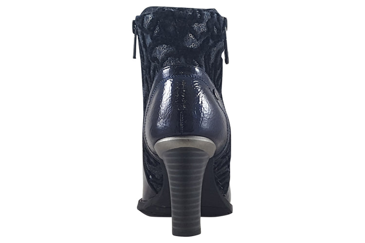 Mustang Shoes Lena 1335507 Dark Blue Womens Boots