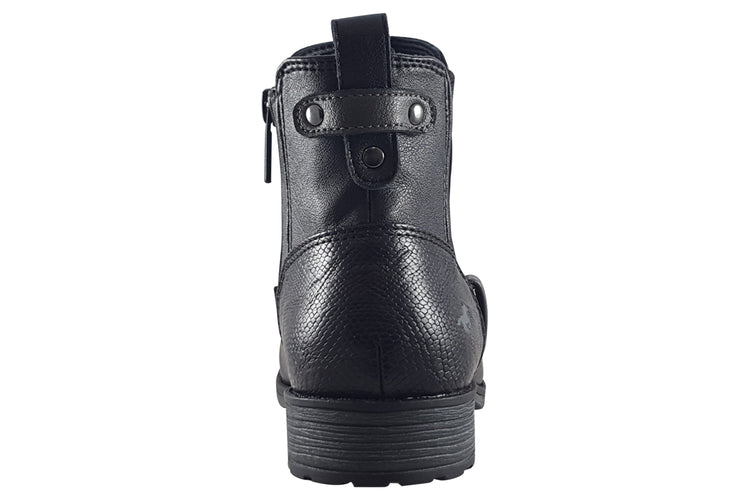 Mustang Shoes Simple 1265522 Black Womens Boots