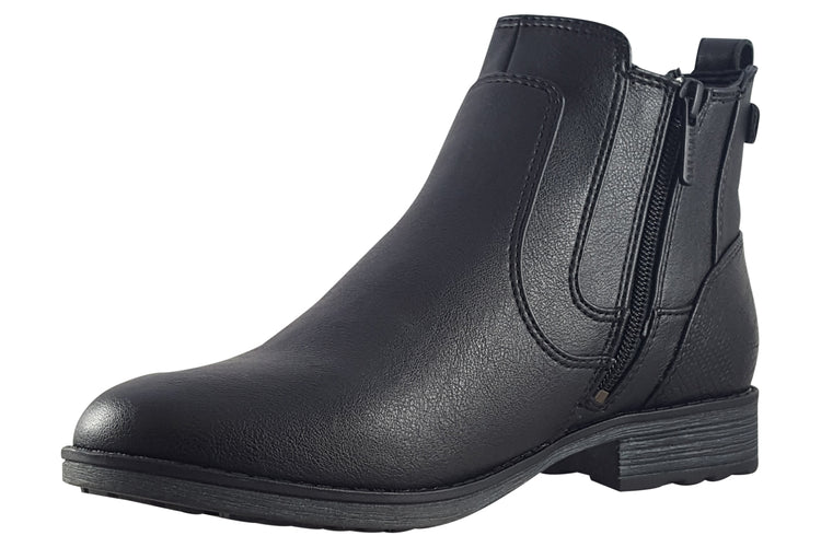 Mustang Shoes Simple 1265522 Black Womens Boots