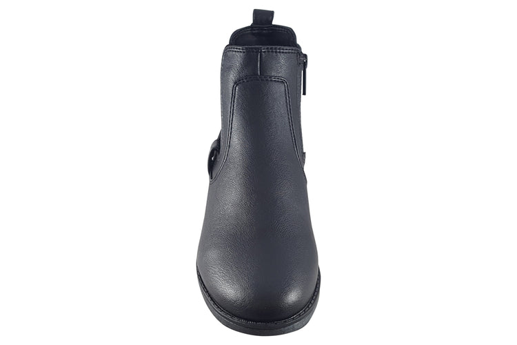 Mustang Shoes Simple 1265522 Black Womens Boots