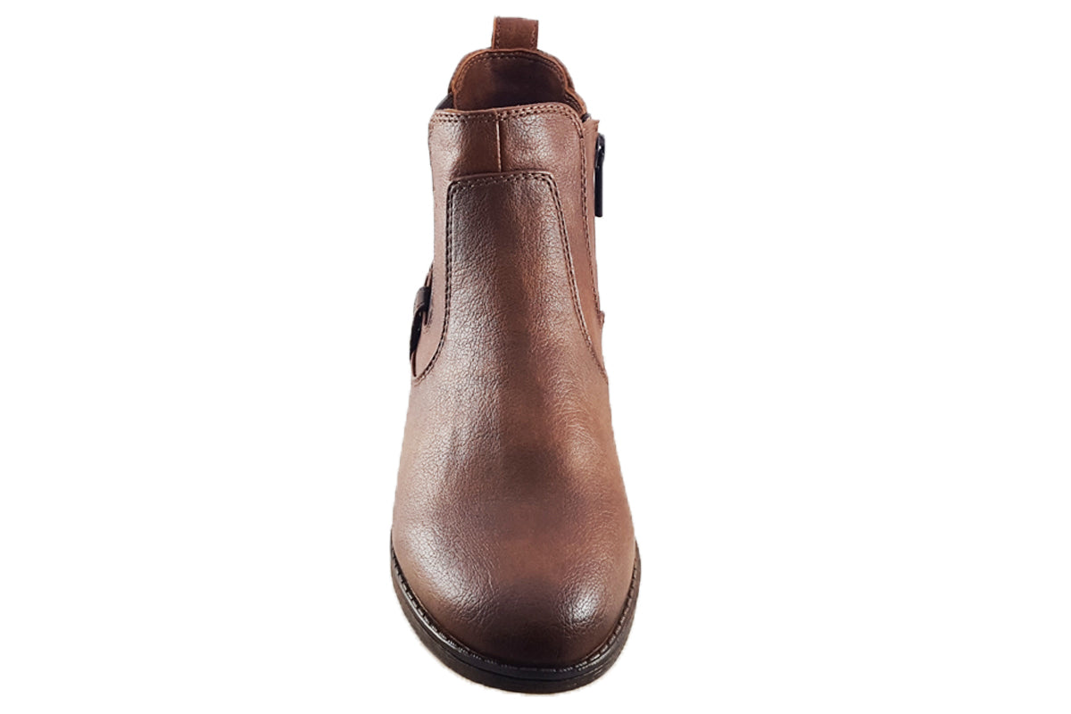 mustang simple cognac womens back