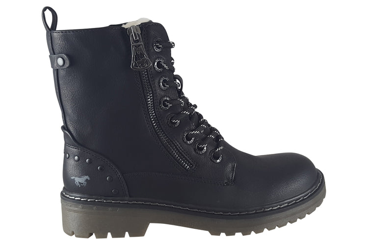Mustang Shoes Tammy Black Womens Boots