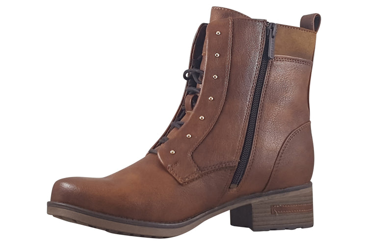 Mustang Shoes Trophy 1229522 Cognac Womens Boots
