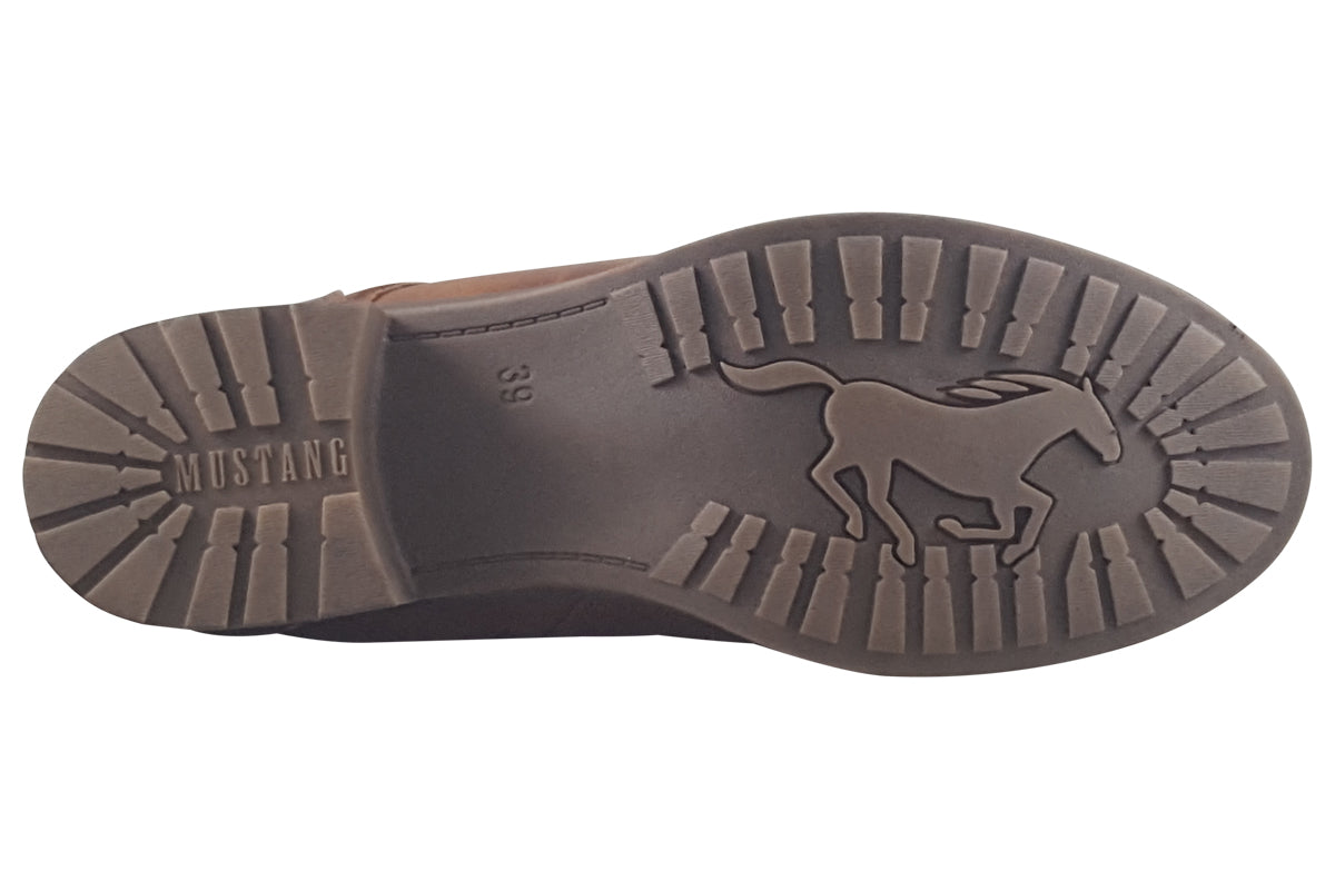 mustang trophy cognac womens sole