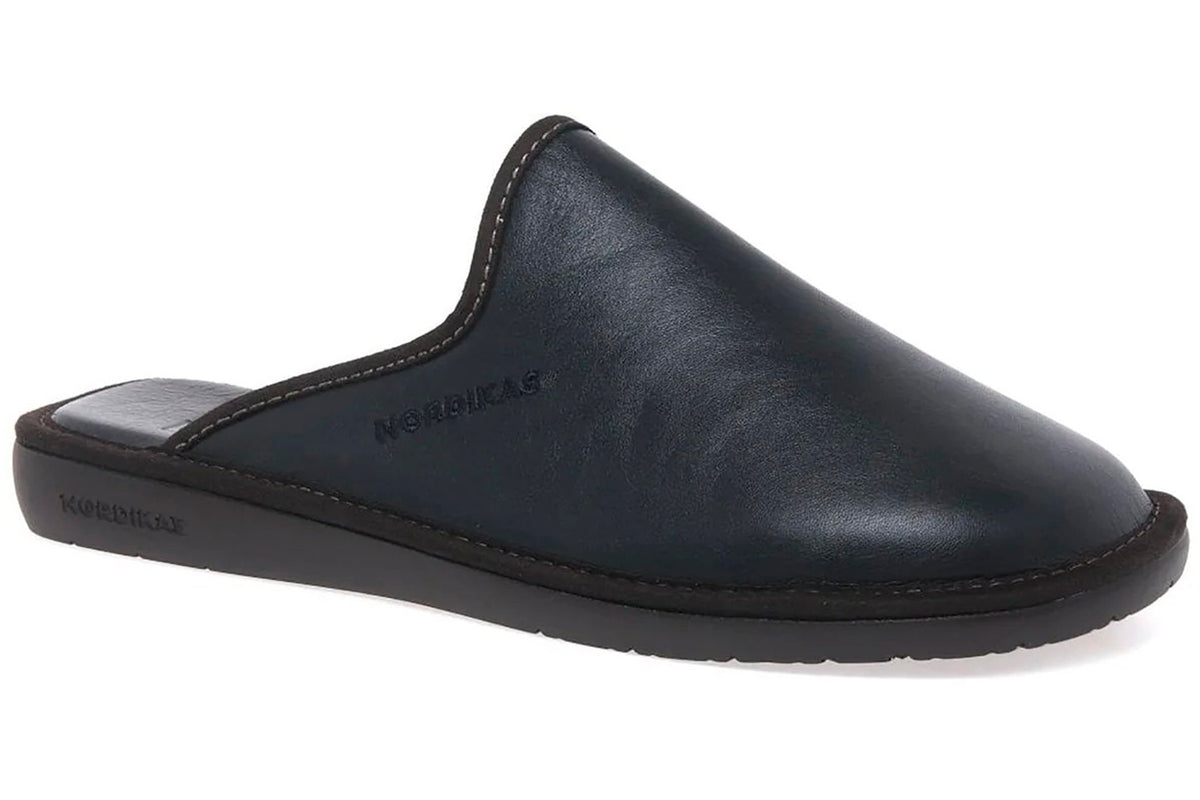 Nordikas Norwood (131-3M) Black Mens Slippers