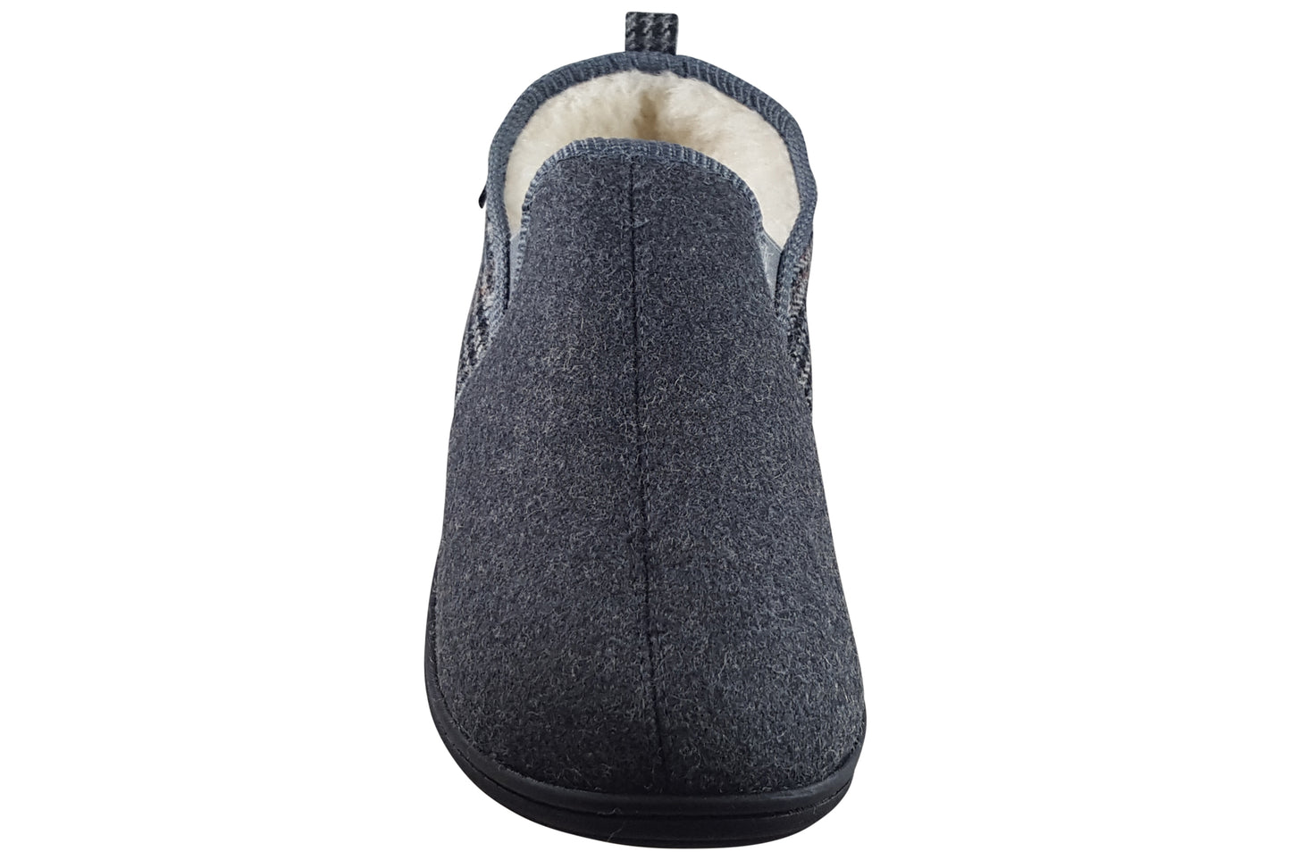 padders basil mens slippers blue hounds tooth top