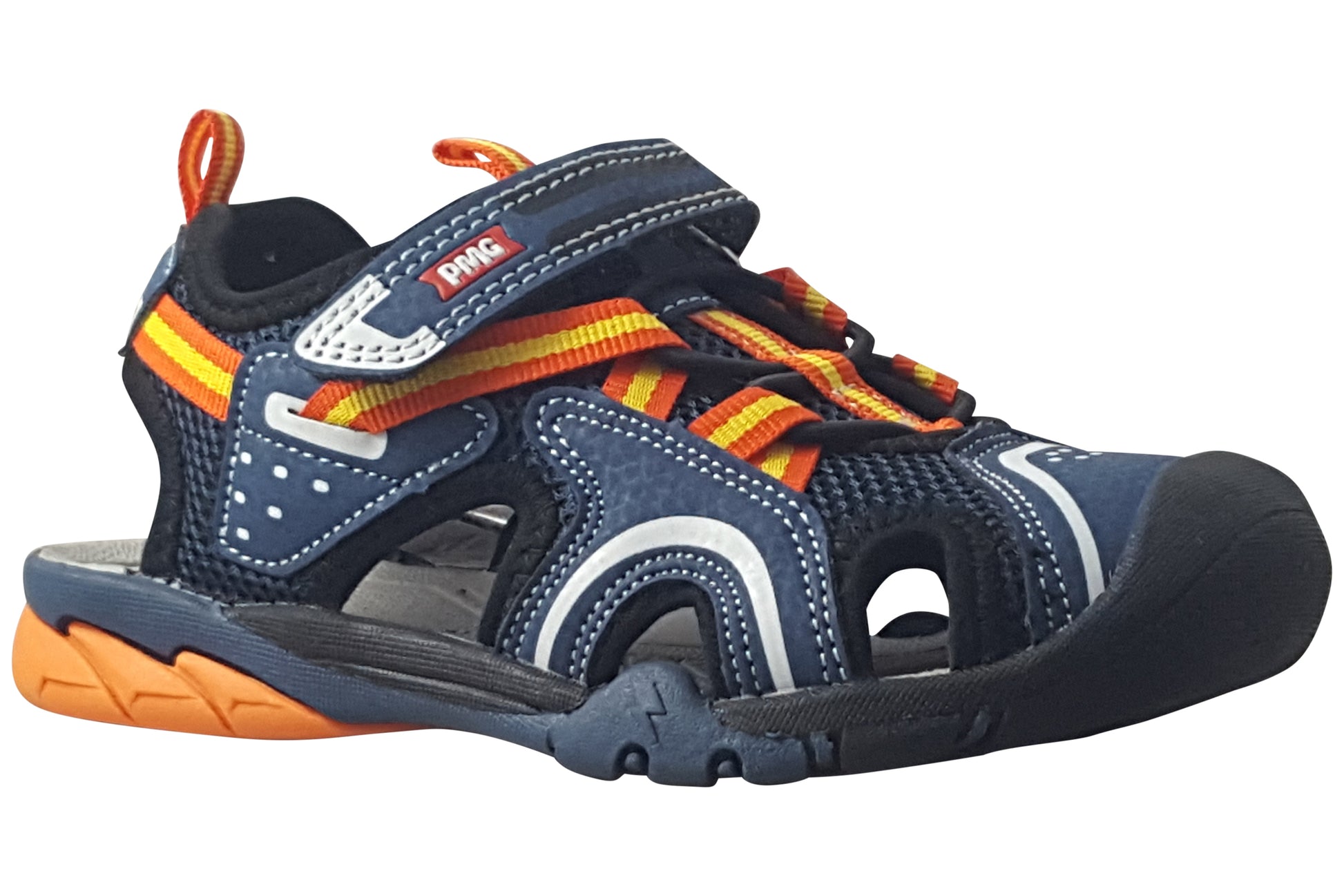 primigi-aquasprint-boys-sandals-navy-orange-right
