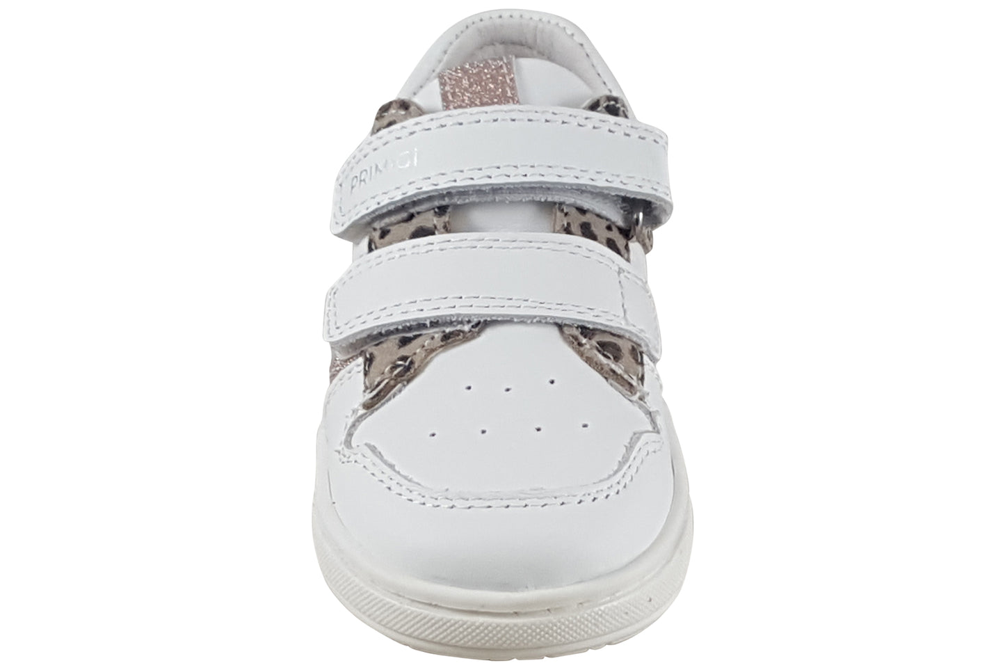 Primigi Baby Dude G 1407111 White/Leopard Girls First Shoes