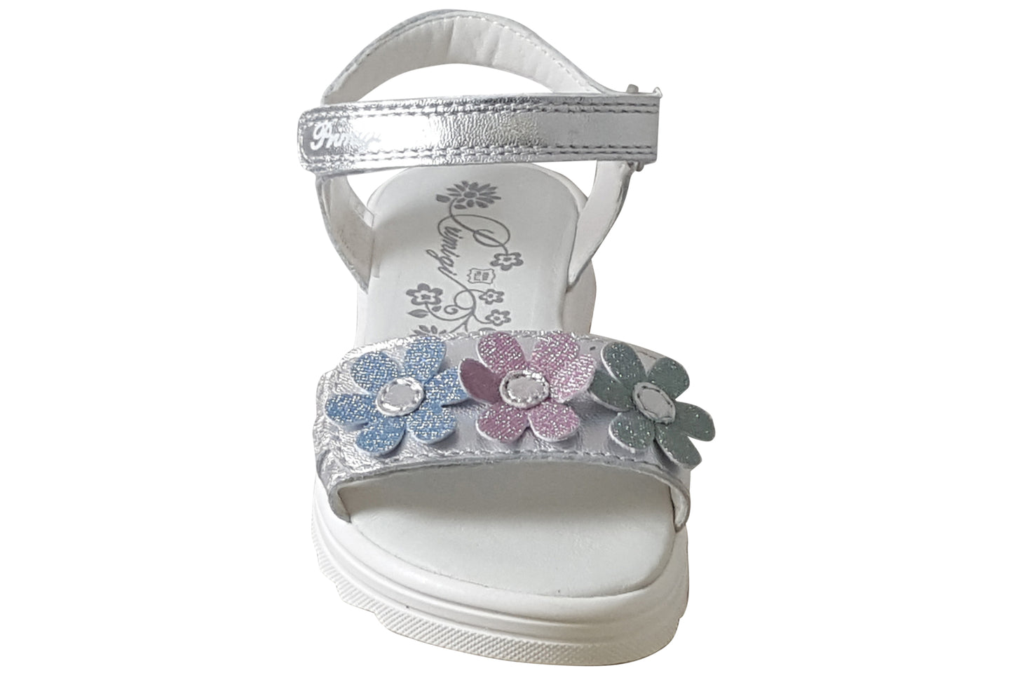 Primigi Girl Cute Sdl 1417022 Silver Multi Girls Sandals