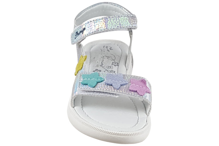 Primigi Glitty Sdl 59172-00 Silver/Stars Girls Sandals