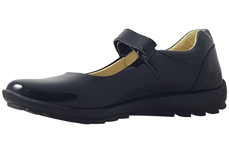 Primigi Olea 2.0 6941000 Black Patent Girls School Shoes