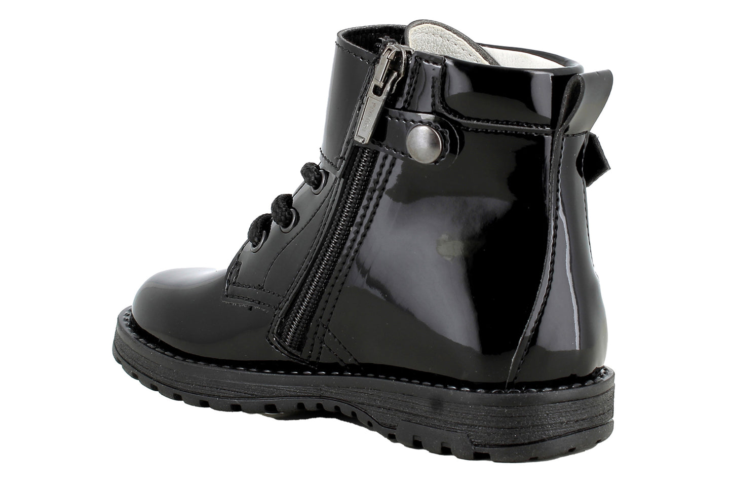 Primigi Play Casual 2 BT 2413300 Black Patent Girls Boots