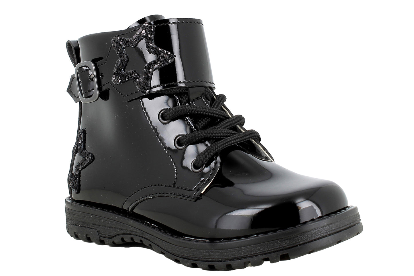 Primigi Play Casual 2 BT 2413300 Black Patent Girls Boots
