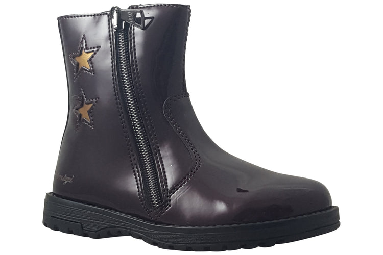 Primigi Play Casual 4912411 Burgundy Patent Girls Boots