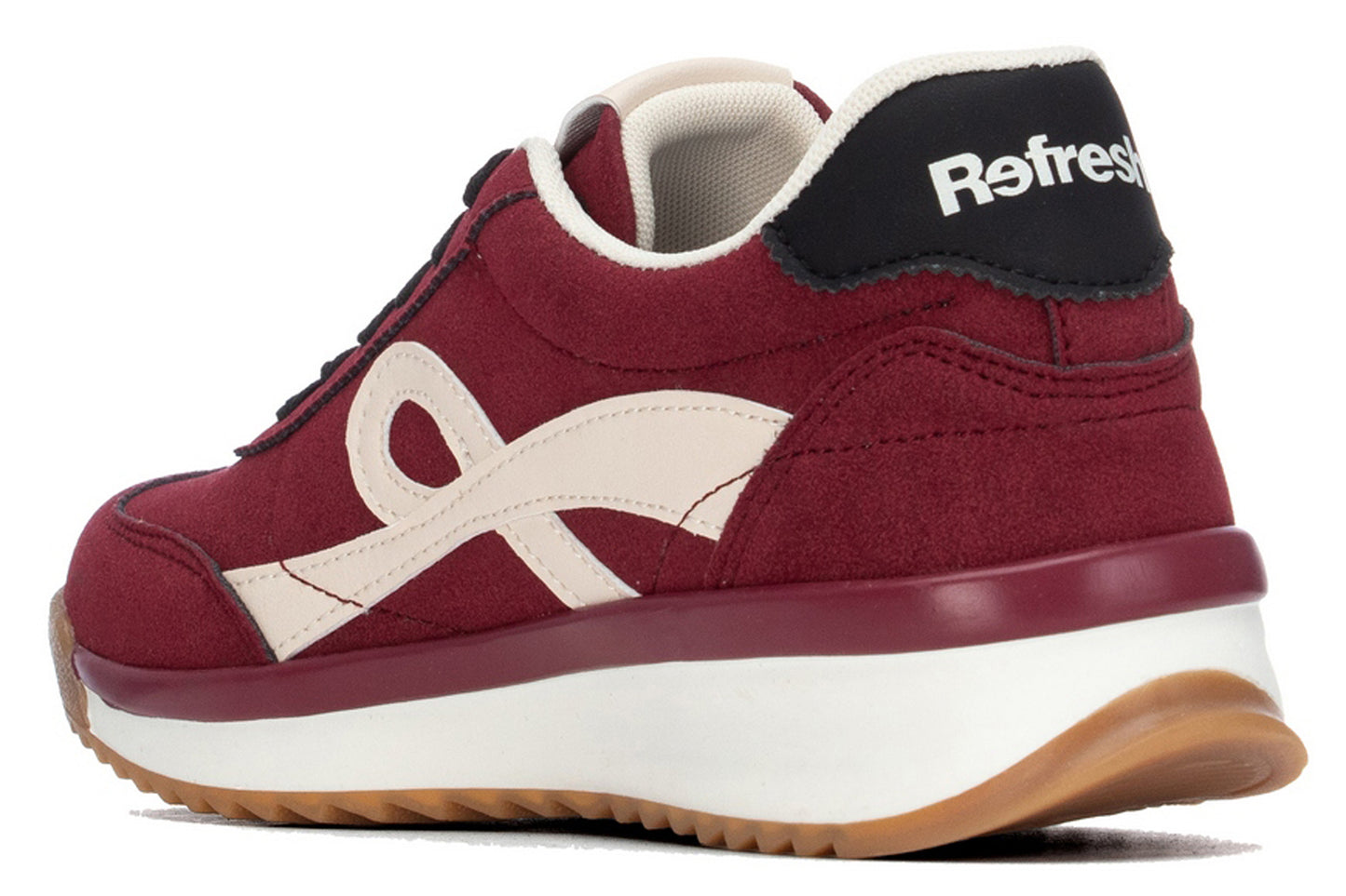 Refresh Bumpers 176232 Burgundy Womens Fashion Trainers