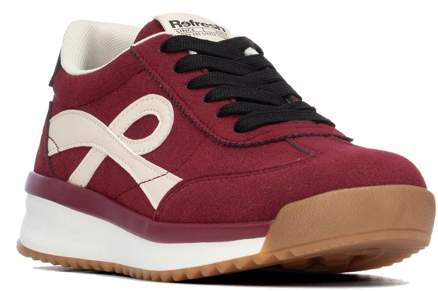 Refresh Bumpers 176232 Burgundy Womens Fashion Trainers