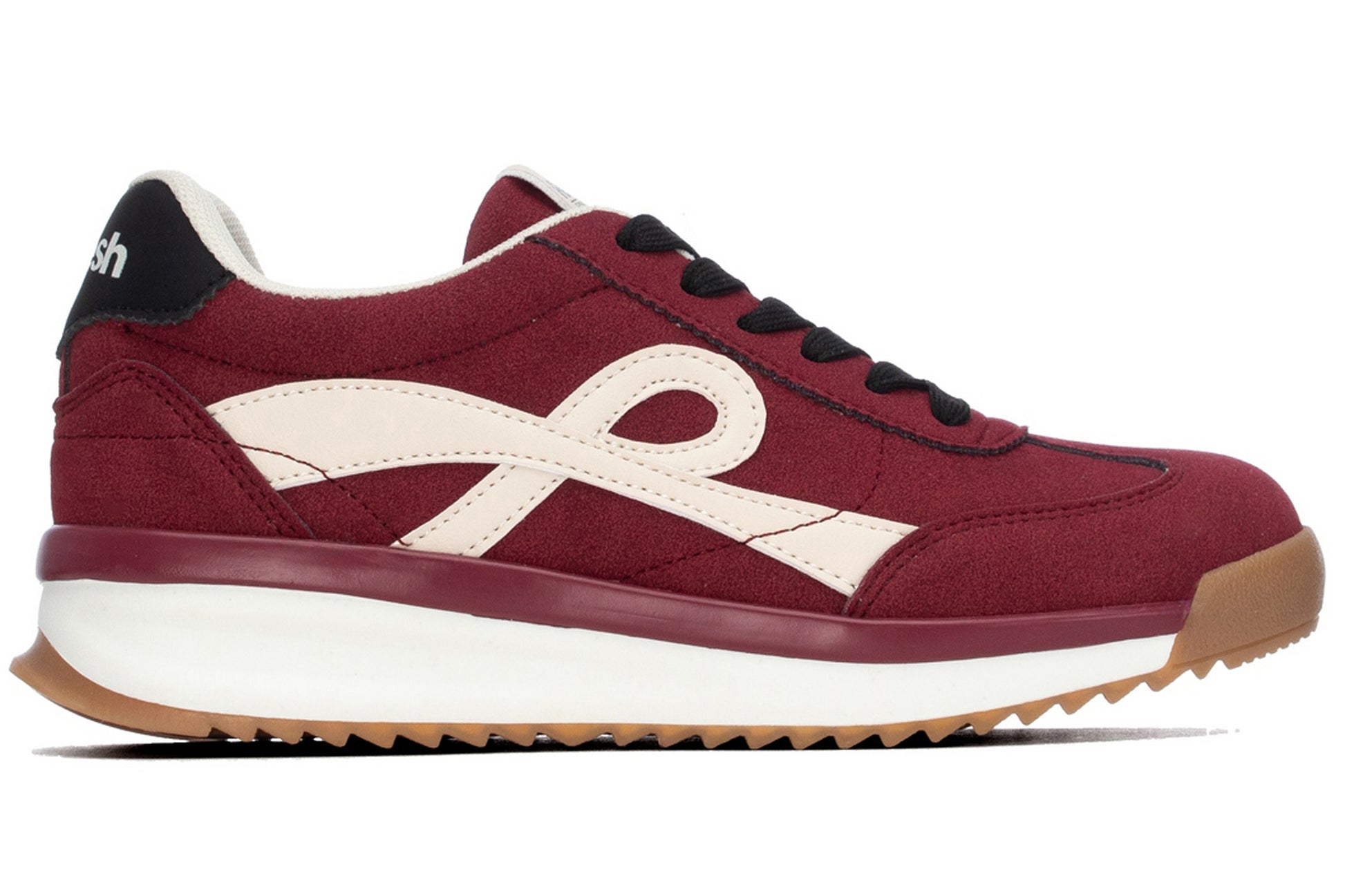 refresh-bumpers-176232-womens-trainers-burgundy-right-flat